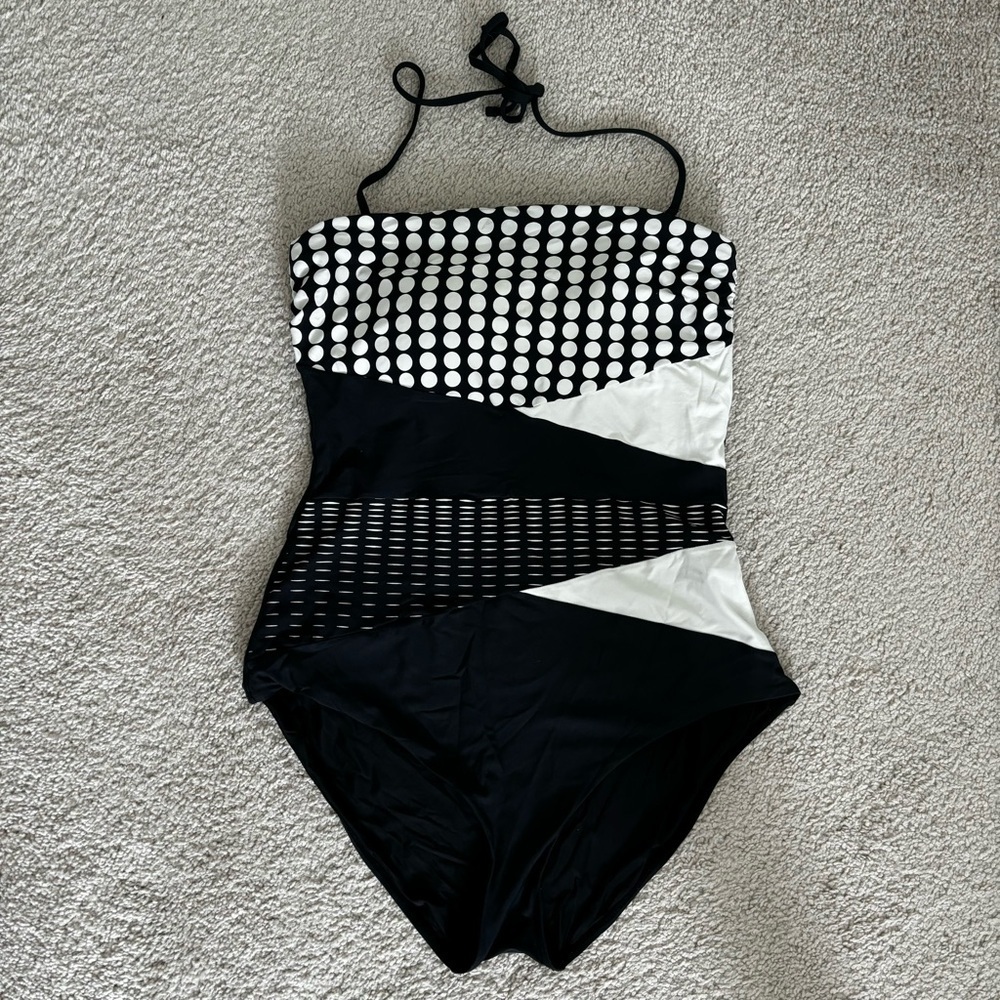 🏊‍♀️ Anthropologie Retro Swim Suit - size L‍‍